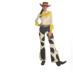 PRE-Owned Disney Jessie Costume with Red, Yellow, and Black Accents